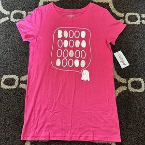 NWT Girls XL Cat & Jack BOO Ghost Shirt